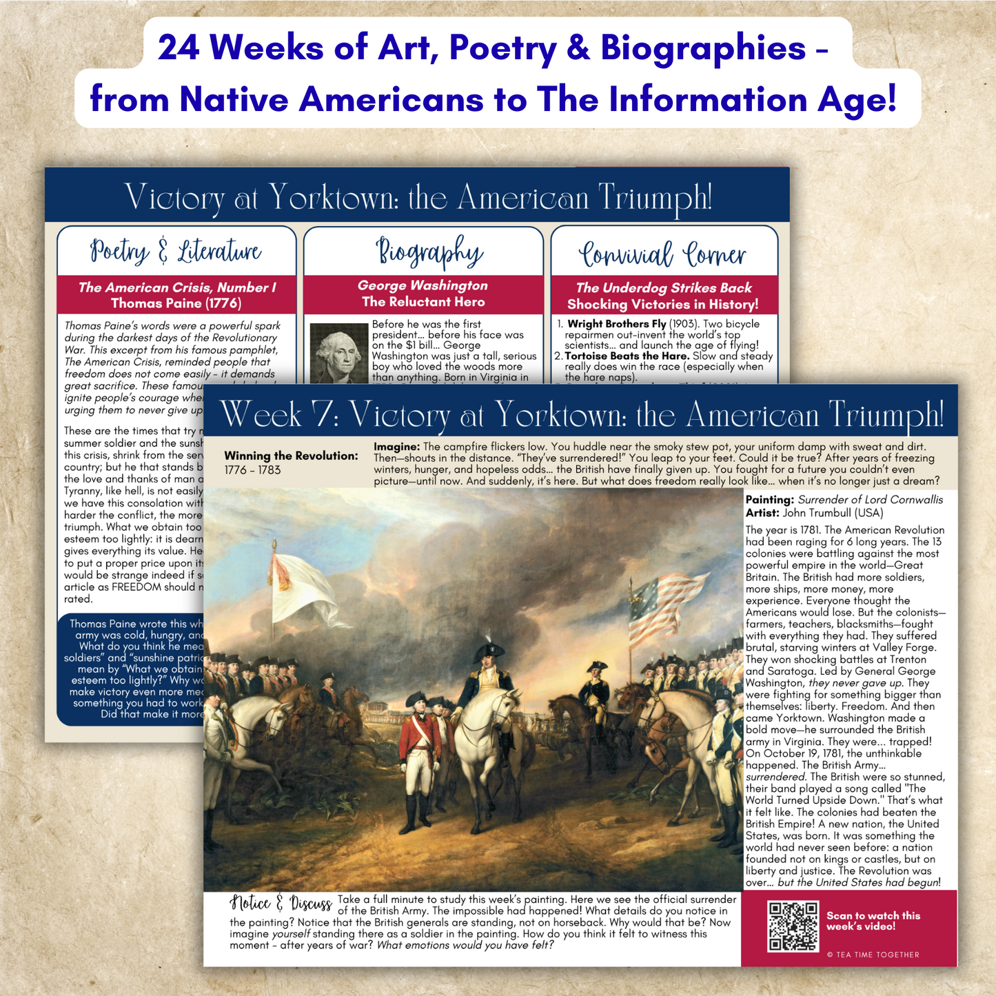 The Story of America: US History through Art, Music & Poetry
