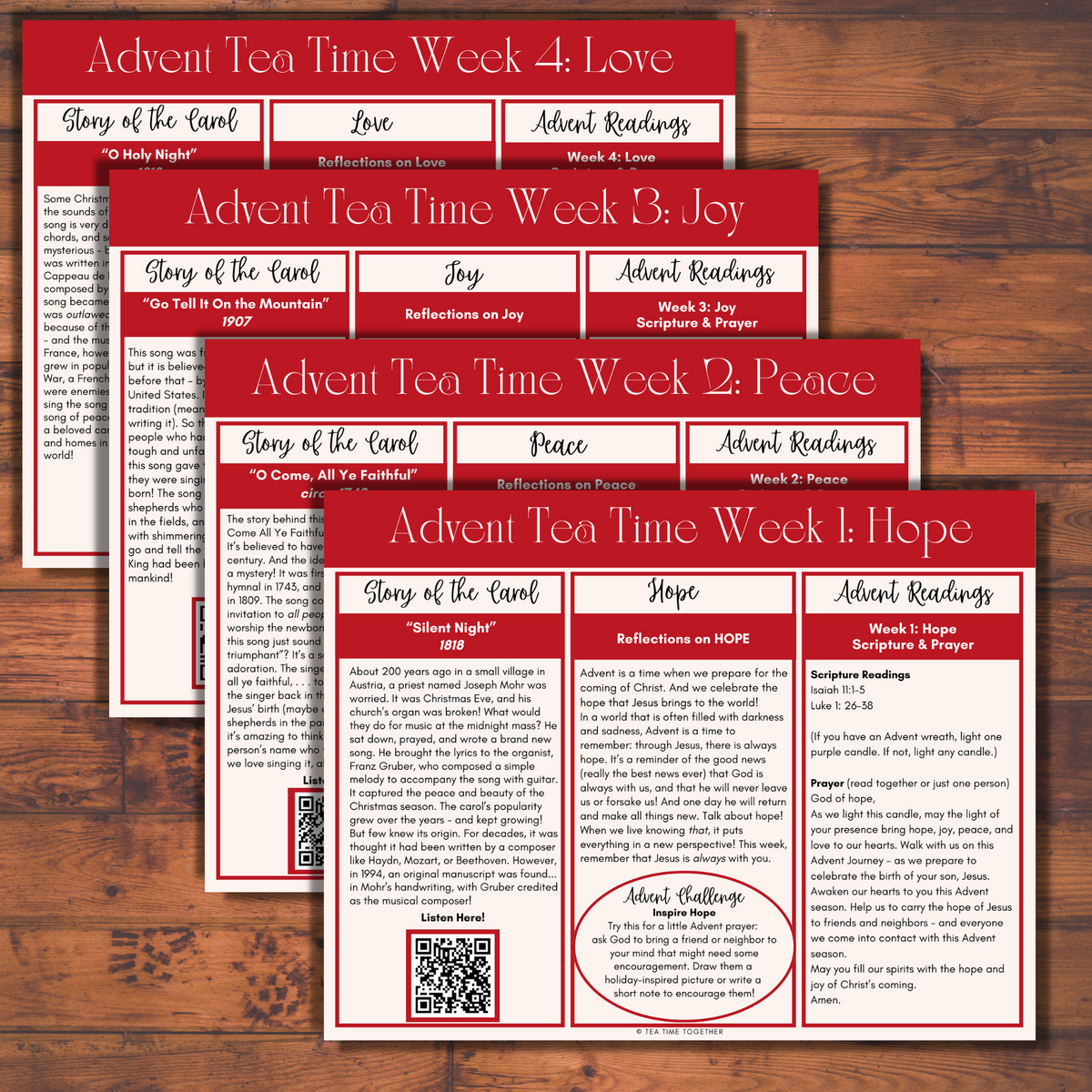 BUNDLE! December & Advent Tea Time