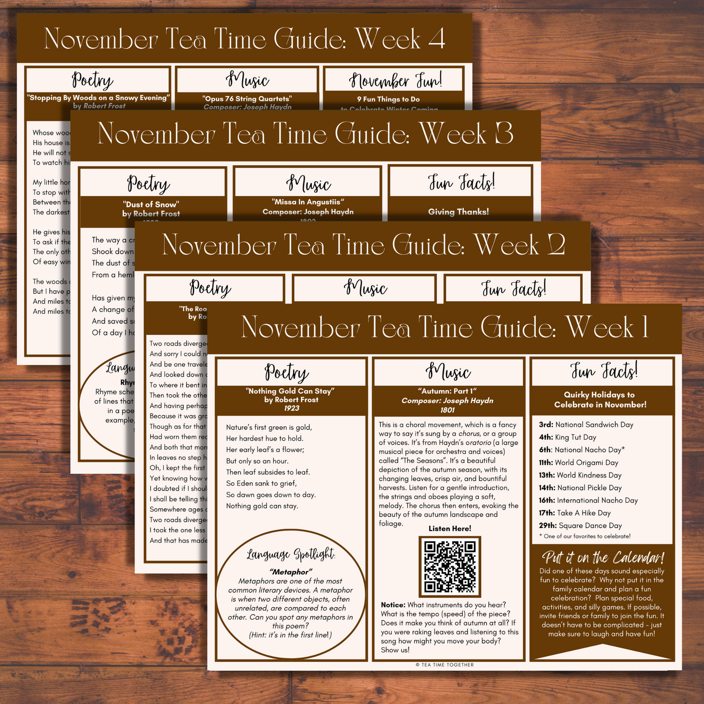 November Tea Time