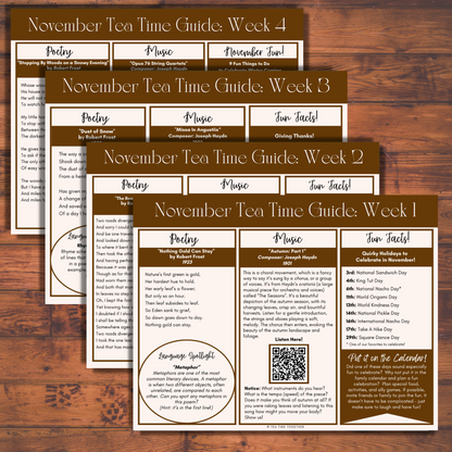 November Tea Time