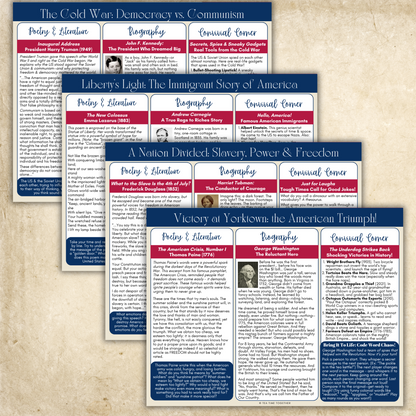 The Story of America: US History through Art, Music & Poetry