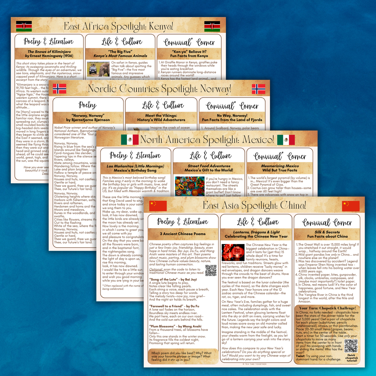Around the World: Geography, Culture & Wonder