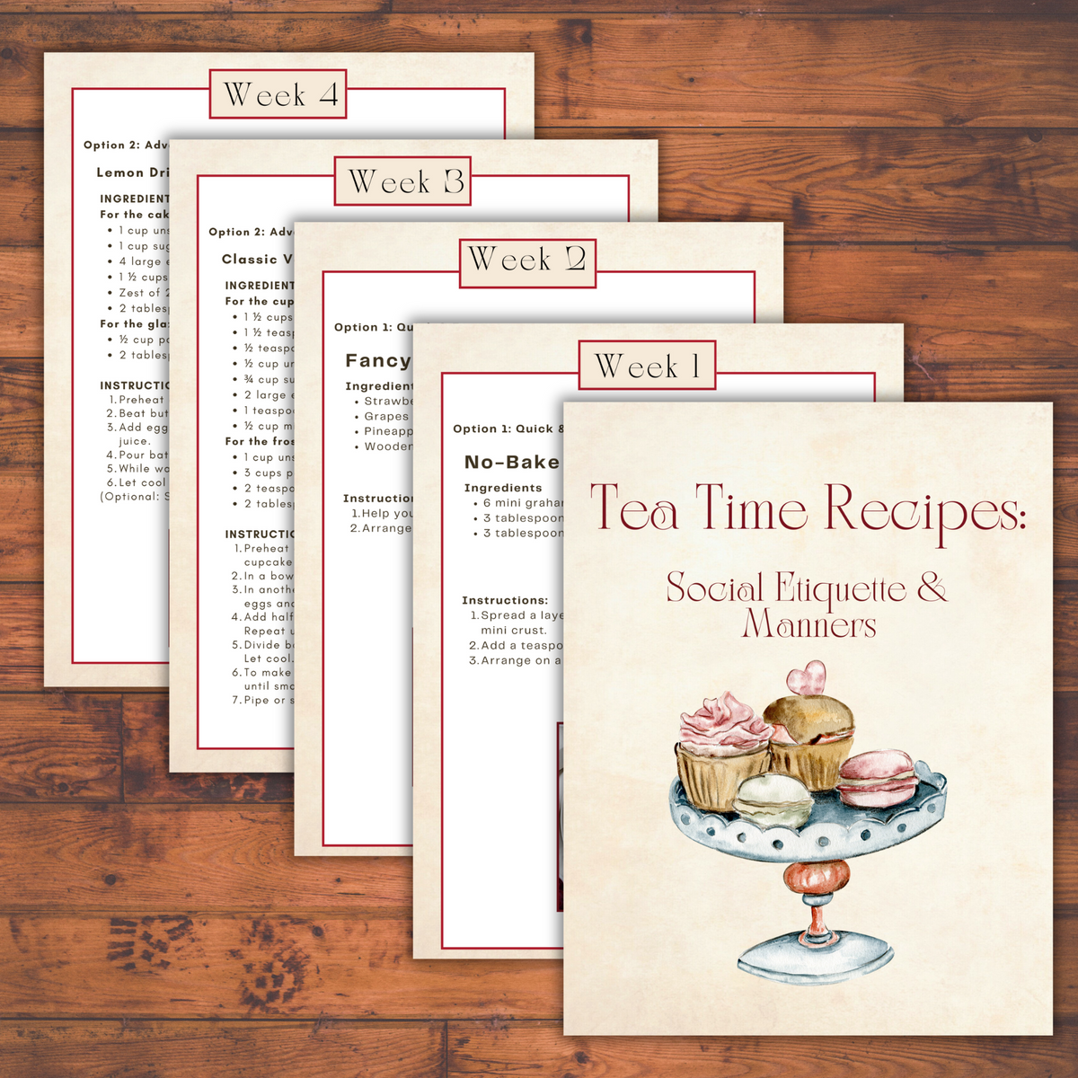Etiquette & Manners Tea Time Guide