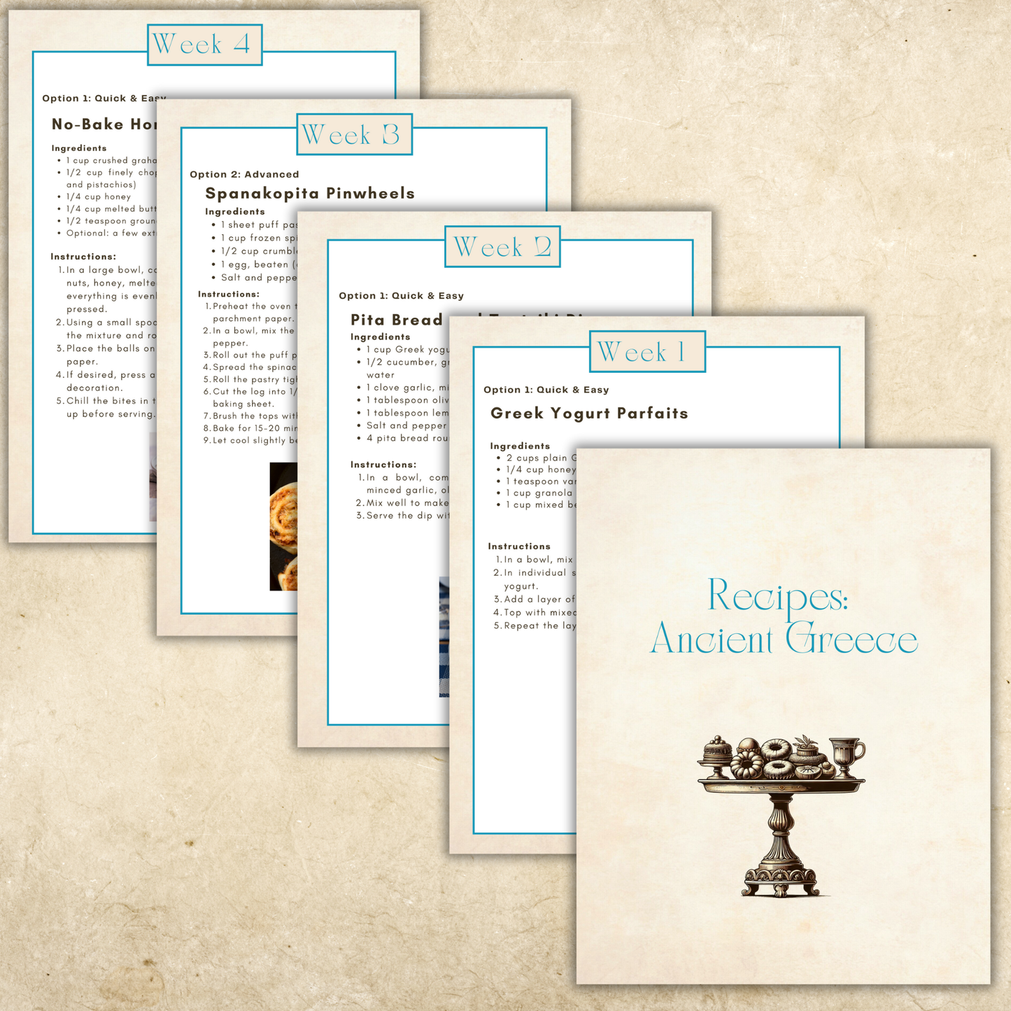 Co-Op/Group Bundle (6 or more families): Ancient History Tea Time Full Set (9 Units)