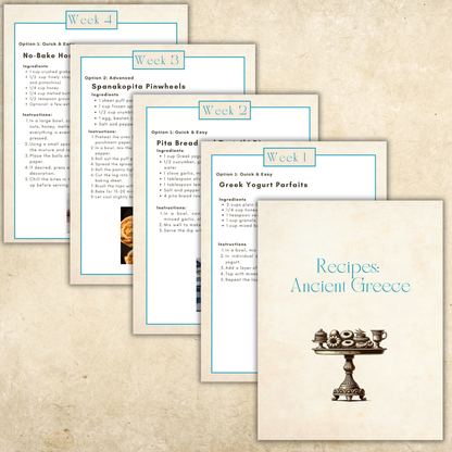 Co-Op/Group Bundle (6 or more families): Ancient History Tea Time Full Set (9 Units)