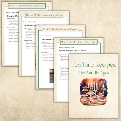 SMALL CO-OP/Group Bundle: Middle Ages History Full Set -24 Weeks (for 5 or fewer families)