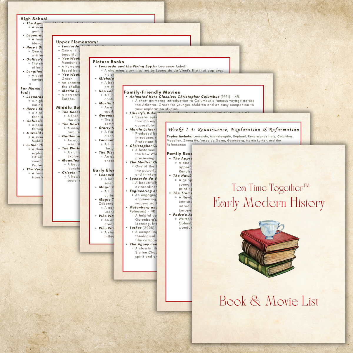 Early Modern History Tea Time™: From Renaissance to Revolution!