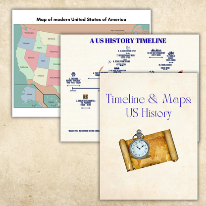 Small Co-Op License (up to 5 families) US History Tea Time Guides