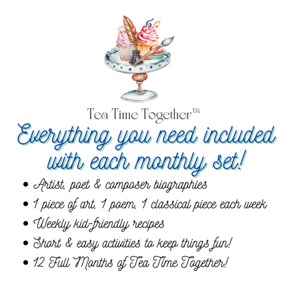 CO-OP/Group Bundle: 1 Year of Tea Time Together Guides (for 6+ families)