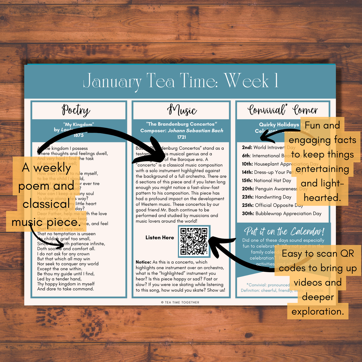 January Tea Time