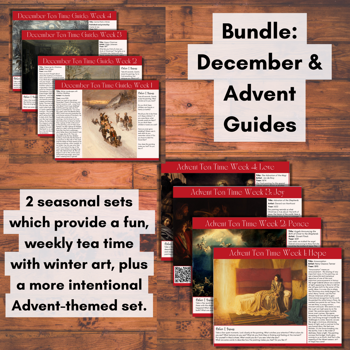 BUNDLE! December & Advent Tea Time